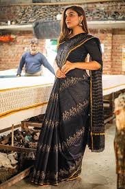 Block Printed Sarees